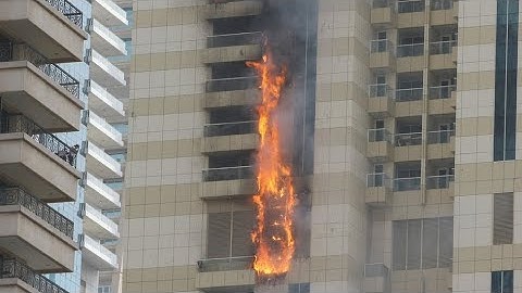 Moto Mkubwa waibuka Katika Jengo la Kifahari la Ghorofa 67 Dubai