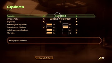 How To Change Resolution In Mass Effect 2