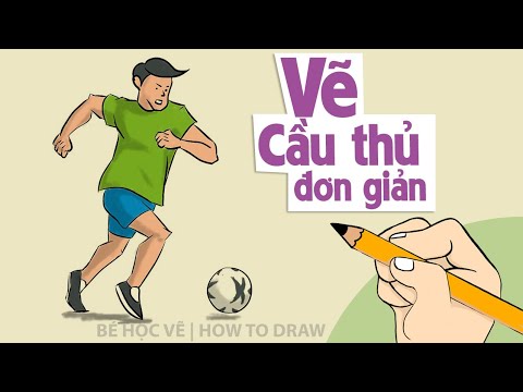 Vẽ Cầu thủ bóng đáHow to draw Football player  YouTube