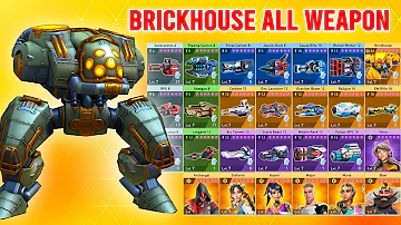 Brickhouse All Weapons - Mech Arena
