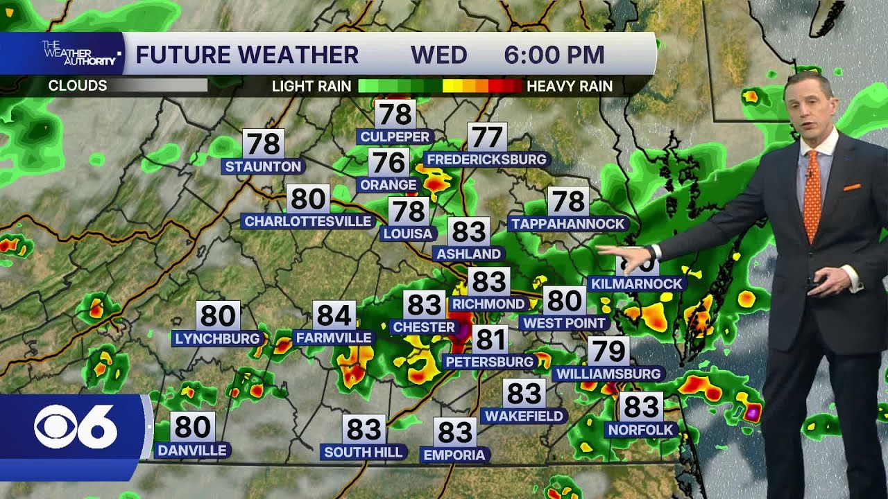 Hour-by-Hour: Tracking potential for severe storms Wednesday in ...