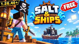 SALT & SHIPS – The Ultimate Pirate Addon for Minecraft Bedrock! 🏴☠️ | 1.26.40+