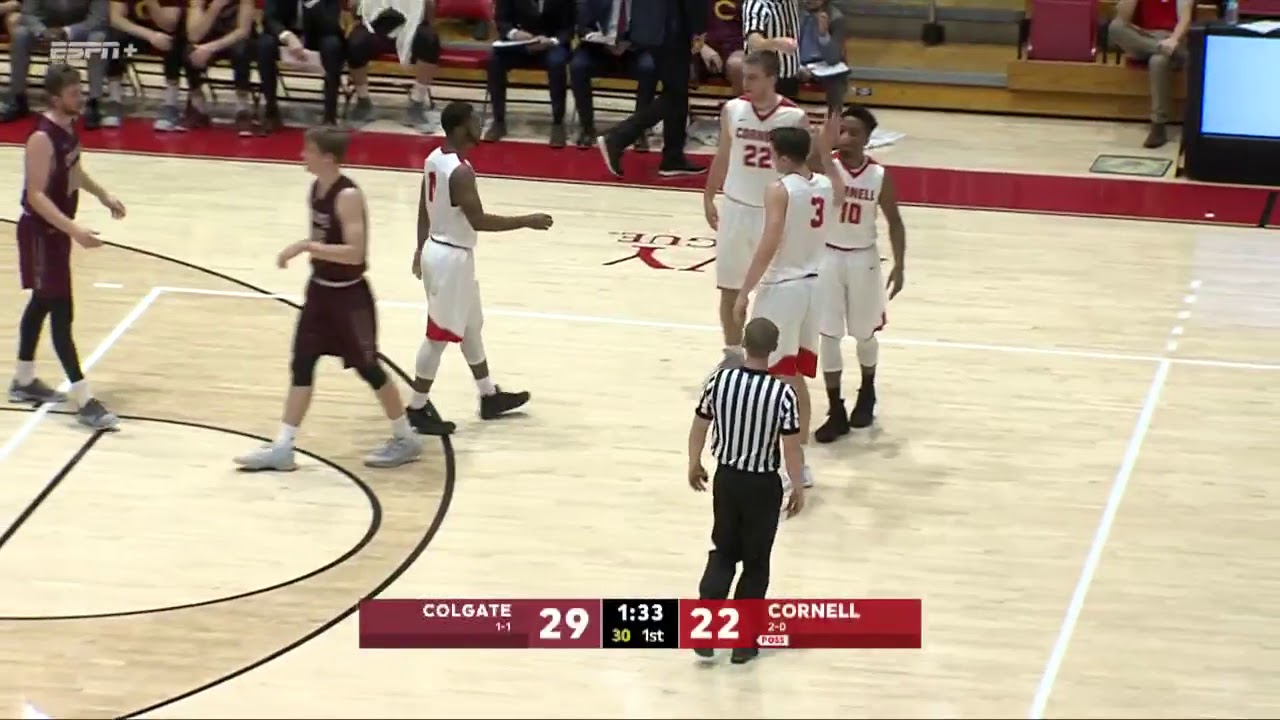 Highlights: Cornell Men's Basketball vs Colgate - 11/11/18 - YouTube