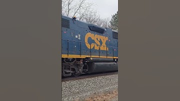 CSX local lead by an ex SCL gp38-2 near Rochester NY. #train