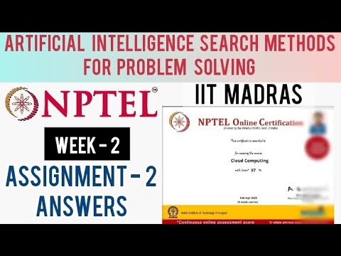 artificial intelligence search methods for problem solving week 2 answer