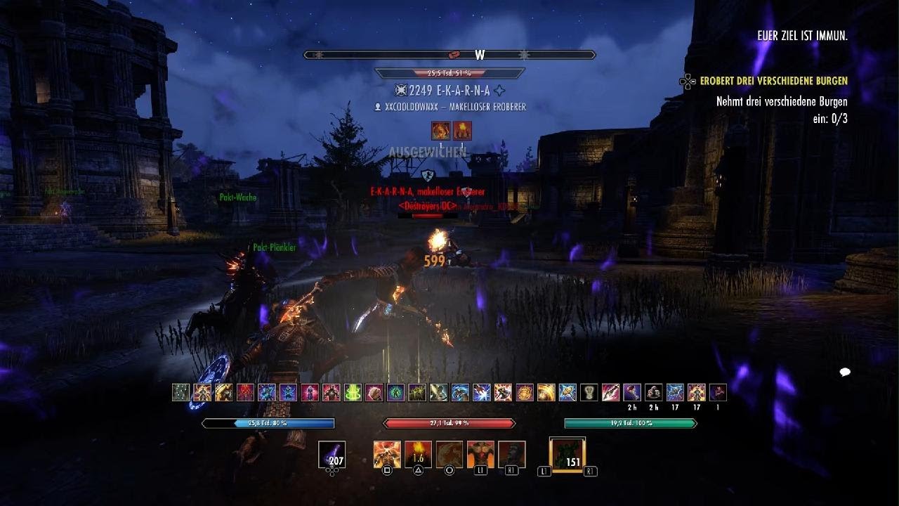The Elder Scrolls Online - PvP - Blue Emperor - YouTube