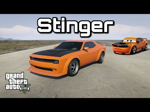 How To Make Stinger (CARS: Race o Rama) On GTA | Hana x Bana