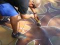 Decorative concrete floor