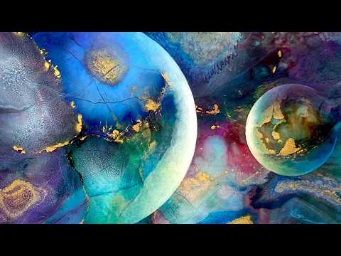 LET’S RESIN Epoxy Resin & Alcohol Ink Art | Colorful Resin Pouring Tutorial