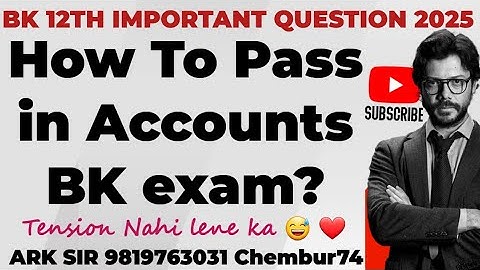 12th Accounts Bk 2025 12th BK Solution |Class12 Hsc Board Exam| class12Commerce|Imp Questions|