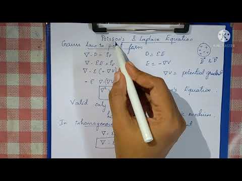 Electrostatics/Lec9/ Poisson's and