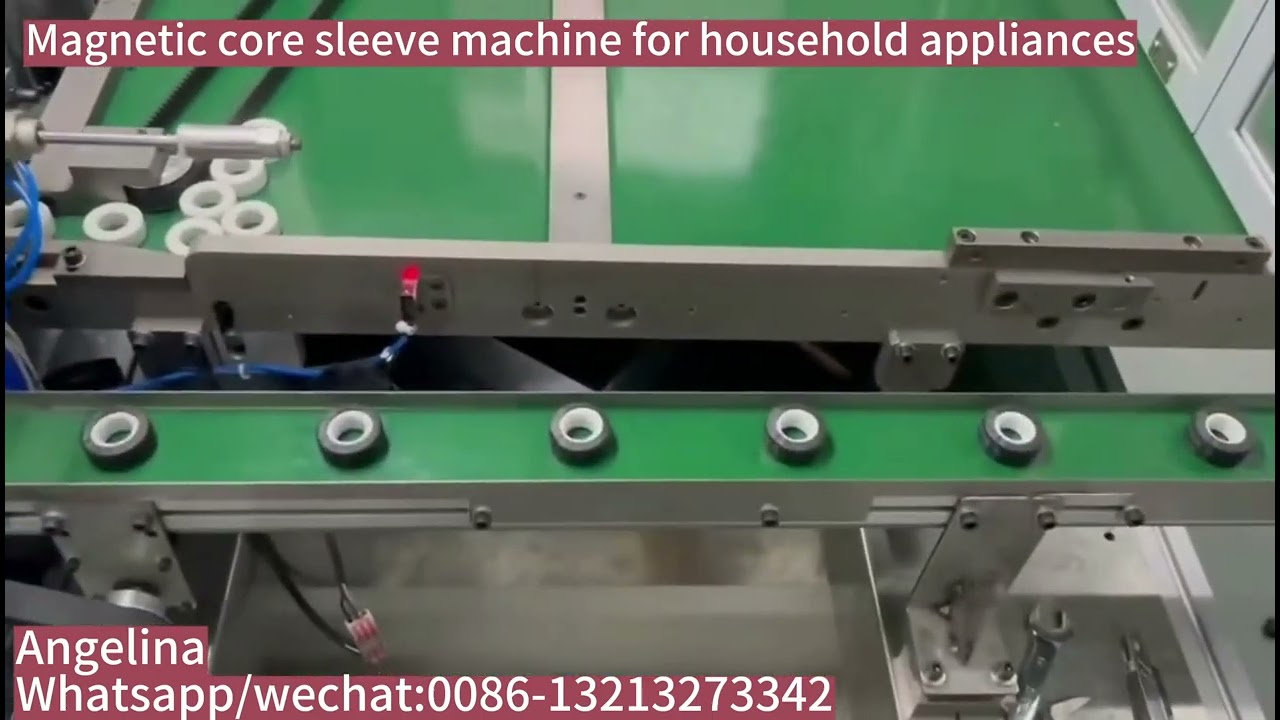 Magnetic core sleeve machine for household appliances