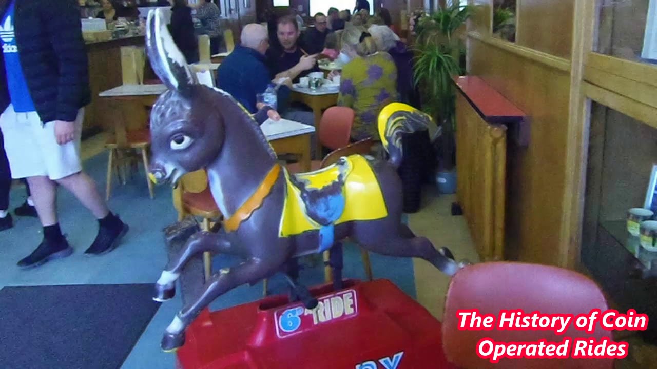 1960s Coin Operated Donkey Kiddie Ride - Neddy - YouTube