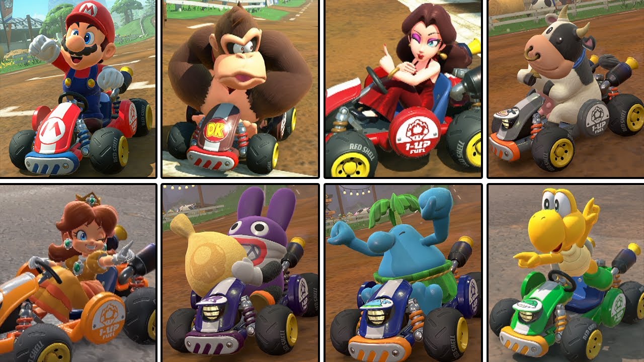 マリオカート ワールド【Switch2】 全キャラ登場シーン (カート) まとめ ニンテンドースイッチ2