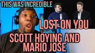 Scott Hoying & Mario Lopez | Lost On You | LP and Hans Zimmer Cover | Reaction