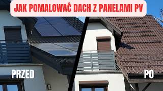 Mycie i malowanie dachu z fotowoltaiką – Demontaż paneli i pełna renowacja 270m2