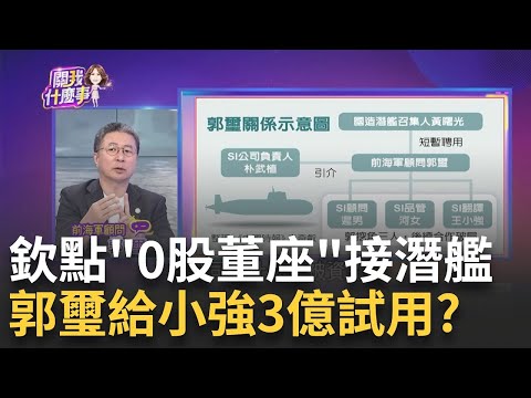 "翻譯小強"進公司給3億? 郭璽砲轟"錄音遭剪接"…"血流成河"錄音曝! 郭璽要翻譯當"0股董事長"接潛艦案?｜陳斐娟 主持｜【關我什麼事 PART1】20231005｜三立i