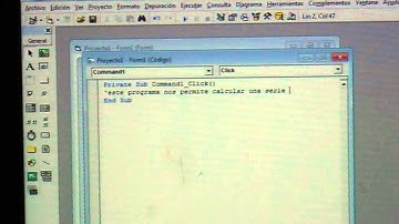 Serie Geométrica con Visual Basic 6.0