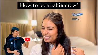 How to become a cabin crew without paying a single penny ? #cabincrew #indigo #youtube