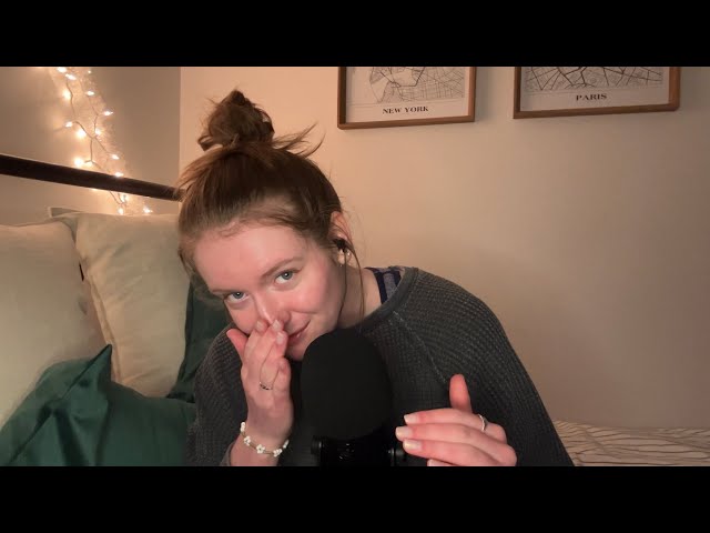 ASMR | Clicky, Ear to Ear Whisper Ramble (my first ASMR video!) 🥹