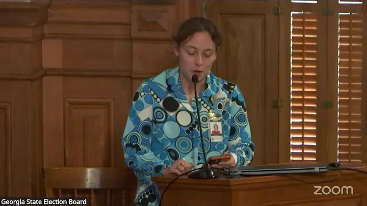 State Election Board Meeting July 29, 2025