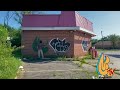 Detroit graffiti bombing 2022