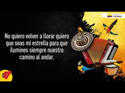 Quiero Que Seas Mi Estrella, Binomio De Oro De América, Video Letra - Sentir Vallenato