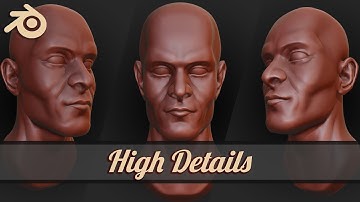 How to sculpt stylized face in Blender 2.8 Tutorial | Part 3