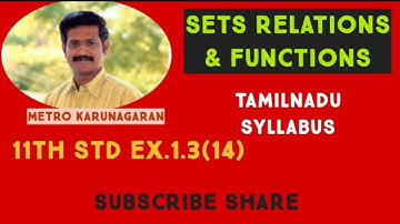 11th Std Maths Ex.1.3(14) The distance of an object falling is a function of time t and can be expre