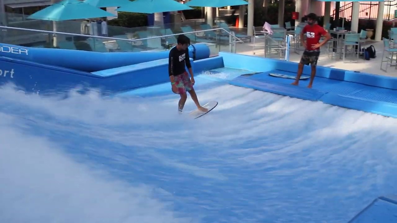 Boca Raton Resort Pool FlowRider Tricks and Fails Flow House Florida ...