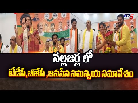 TDP-Janasena backslashu0026 BJP Coordination Meeting At East Godavari District | Purandeswari | Maddipati | Tv5 - TV5NEWS