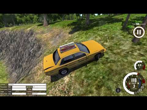 ПОГОНЯ ЗА ТАКСИСТОМ В BeamNg Drive! РП ПОГОНИ!!