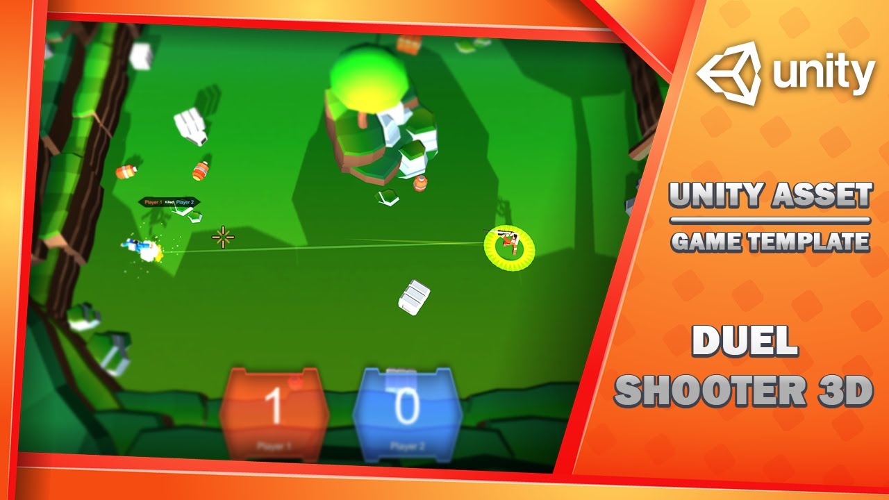 Duel Shooter 3D - Free Game Template, video preview 3