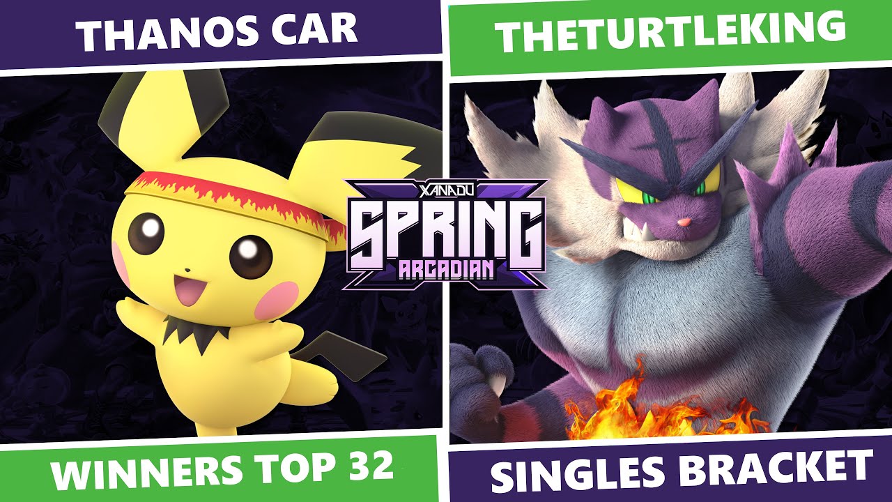 Spring Arcadian 2023: Winners Top 32 - thanos car (Pichu) Vs TheTurtleKing (Incineroar) SSBU Singles
