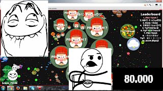 INSANE GAMEPLAY AGARIO - World record ?