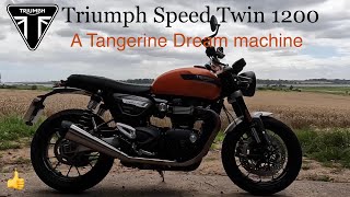 2023 Triumph Speed Twin 1200  A Tangerine Dream Machine
