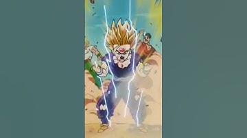 Gohan goes SSJ2 for the second time vs. Super Perfect Cell #dbz #cell #ssj2 #gohan #supersaiyan
