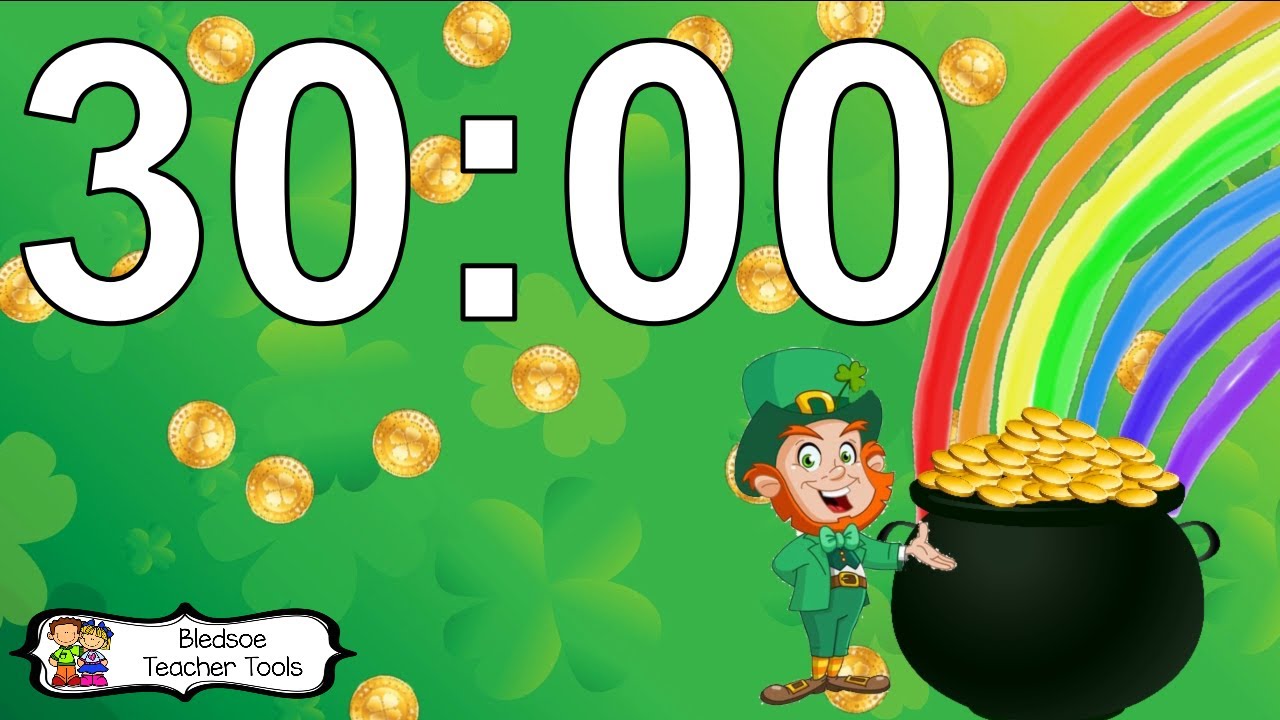 30 Minute Shamrock Timer with Music YouTube