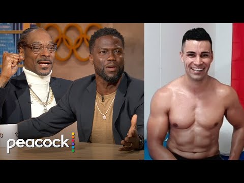 Tonga’s Shirtless Oiled Up Flag Bearer | Olympic Highlights with Kevin Hart and Snoop Dogg