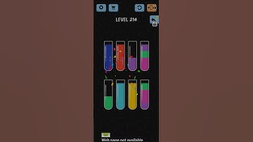 Water color sort level 214 | Water bottle game level 214 answer walkthrough 🔥