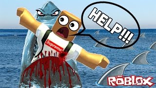 Attacked By Killer Shark Jaws Roblox Youtube - jaws roblox