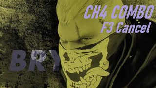 Bryan - CH4 F3🠖Cancel Combo [Tekken7]