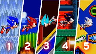 Different Super Sonic in Sonic 2 ⭐️ Sonic Hacks ~ Gameplay