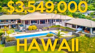 Modern timeless home for sale  $3,549,000  5BD 4BA 4,703 SF  Pool    Kailua Kona Hawaii