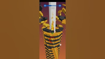 Stack Ball Level 304 Complete In 14 Second #stackball  #shorts