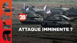 Israël prépare son attaque dans Gaza : un bain de sang inéluctable ? - 28 Minutes - ARTE