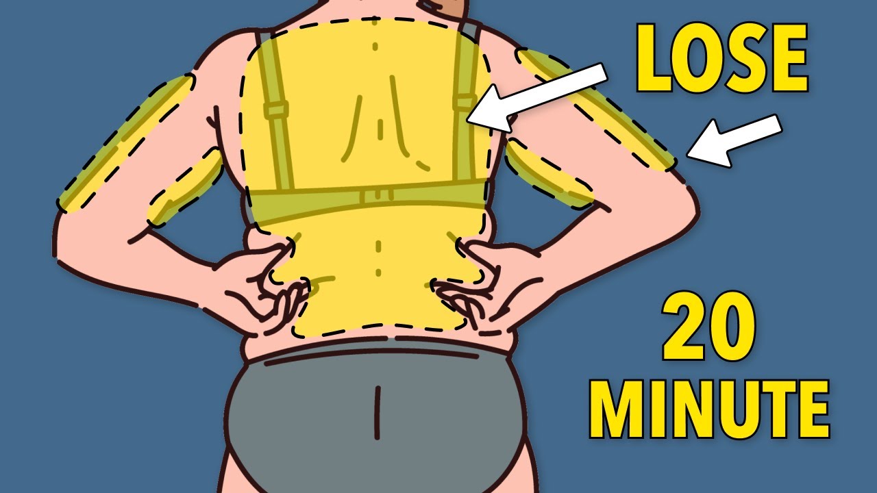20 MIN INTENSE WORKOUT TO LOSE BACK FAT AND ARM FAT YouTube