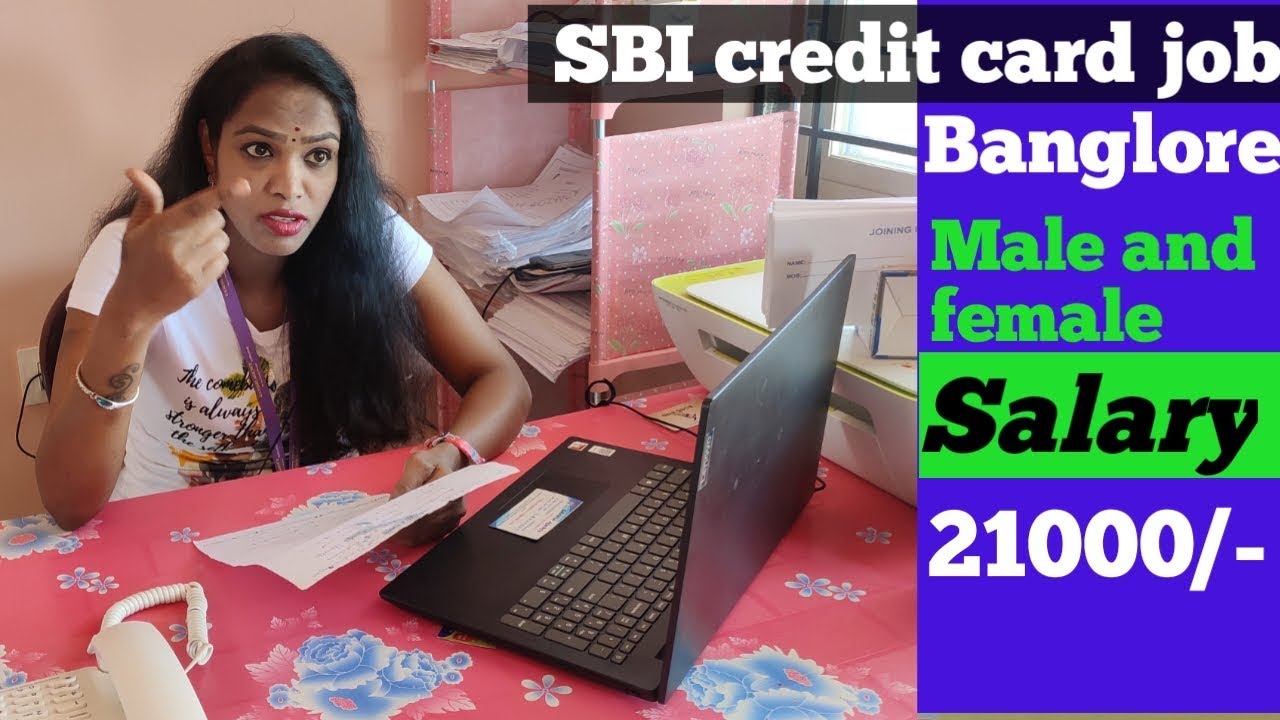 Sbi credit card job Bank job / Fresher job in banglore Ganeshagency