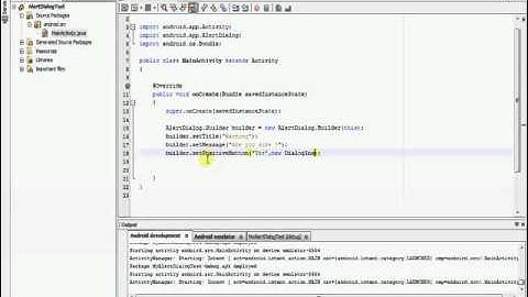 How to use Dialogs in Android - Part 1 (Alert Dialogs [1] )