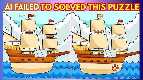 Find the 6 difference | AI Failed to solved this puzzle😀 | #find5difference #spotthedifferences